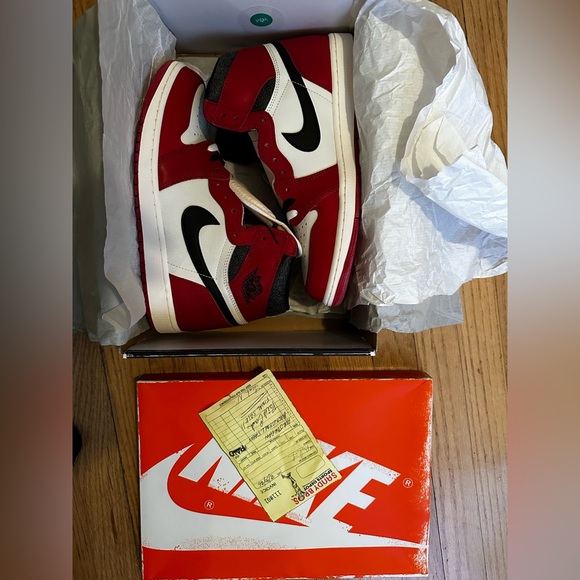 AIR JORDAN 1 RETRO HIGH OG “LOST & FOUND” - SIZE 11 - Picture 14 of 16